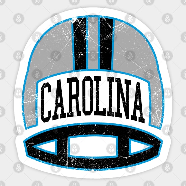 Carolina Retro Helmet - White Sticker by KFig21